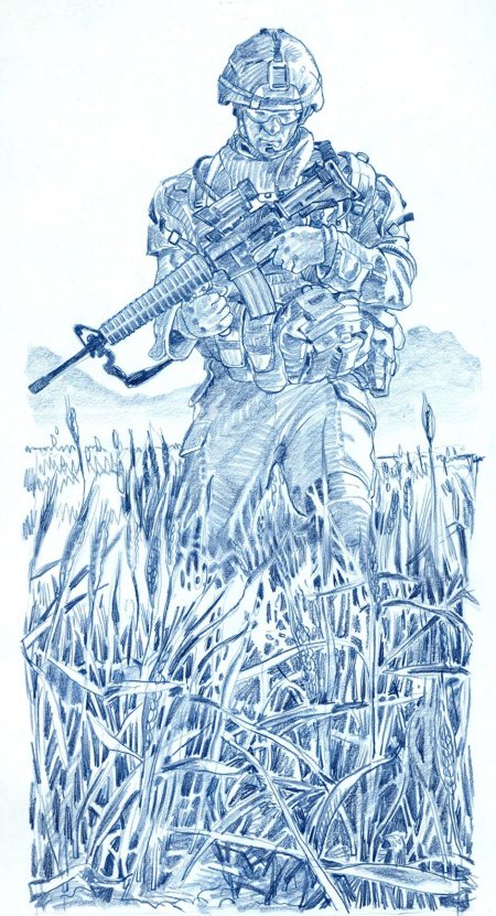 Рисунки для военных