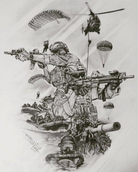 Тату эскизы военные