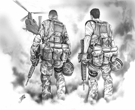 Военные эскизы