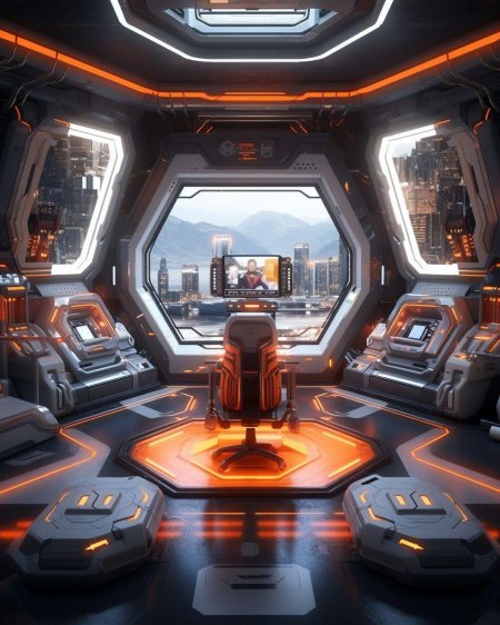 Sci fi interior
