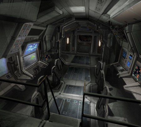 Интерьер космического корабля