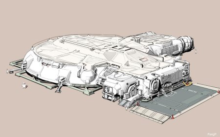 Космический корабль концепт