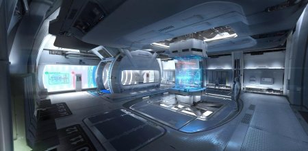 Космический корабль изнутри