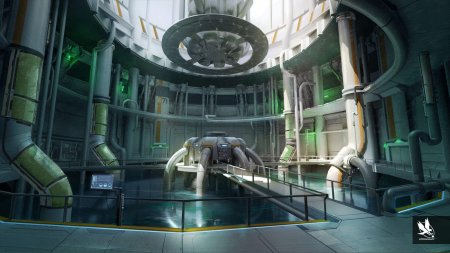 Концепт арт sci fi лаборатория