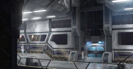 Интерьер космического корабля