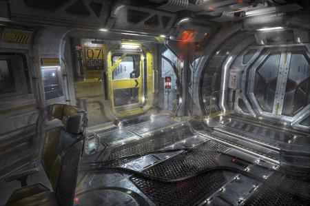 Космический корабль изнутри