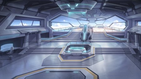 Интерьер космического корабля