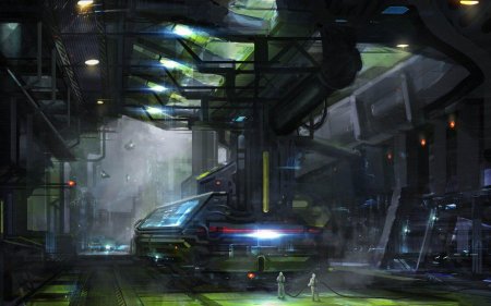 Лаборатория ангар sci fi