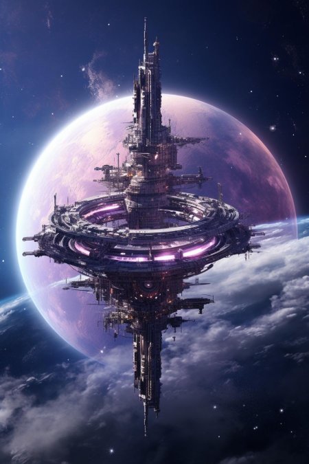 Космическая станция фантастика