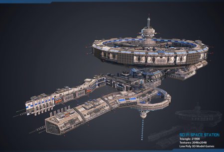 Sci fi space station