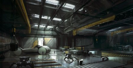 Лаборатория ангар sci fi