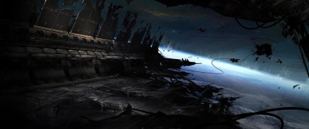 Обломки космического.корабля арт