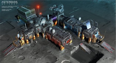 Space colony концепт арт