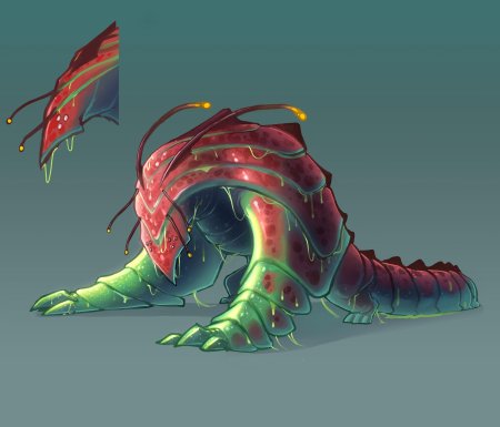 Слизень монстр арт