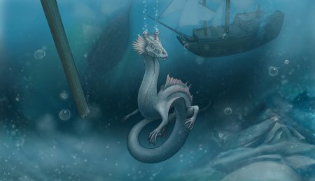Морской дракон левиафан