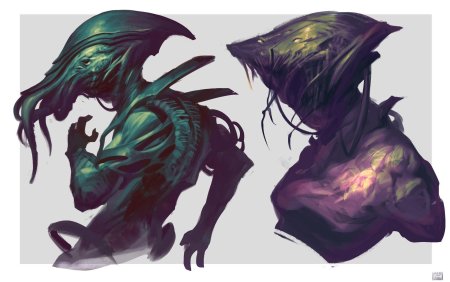 Пришельцы турианцы концепт арт