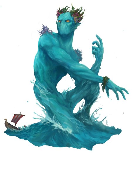 Водяной элементаль днд