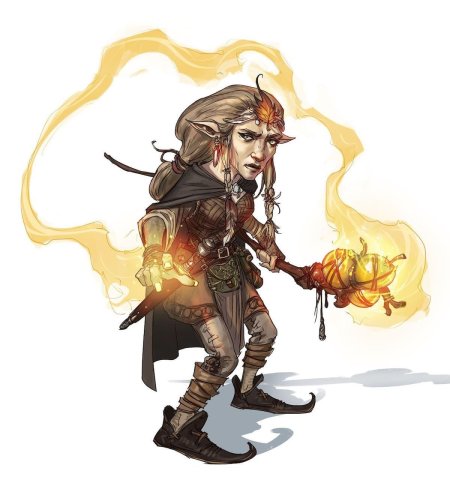 Полурослик бард днд