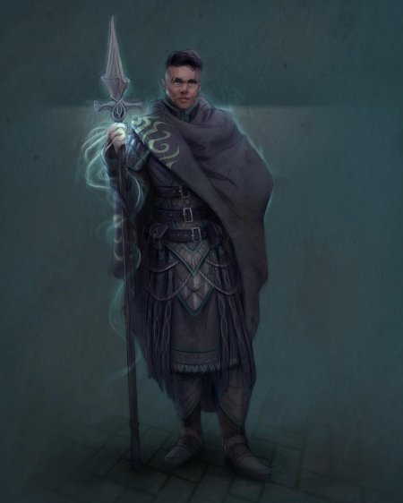 Полуэльф колдун