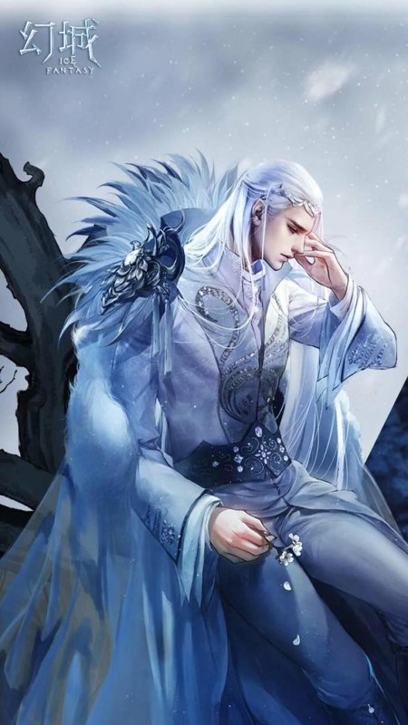 Аниме сереброволосый принц короля тирана