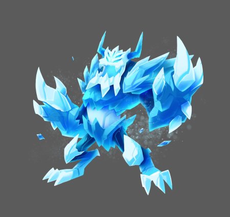 Ледяной элементаль днд