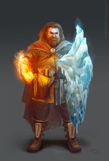 Ледяной маг днд