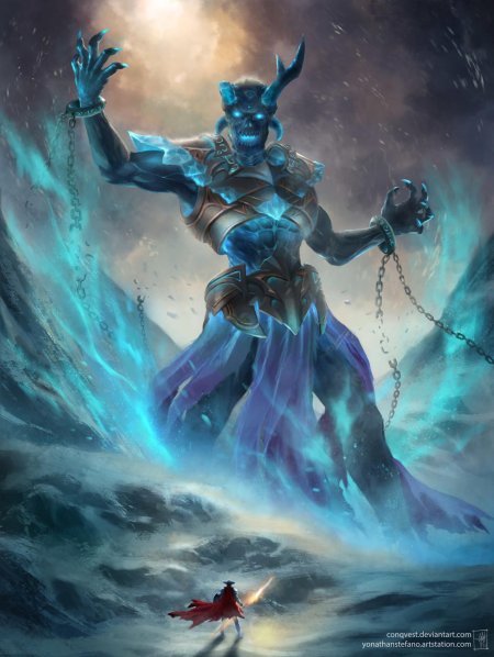 Fantasy элементаль ледяной