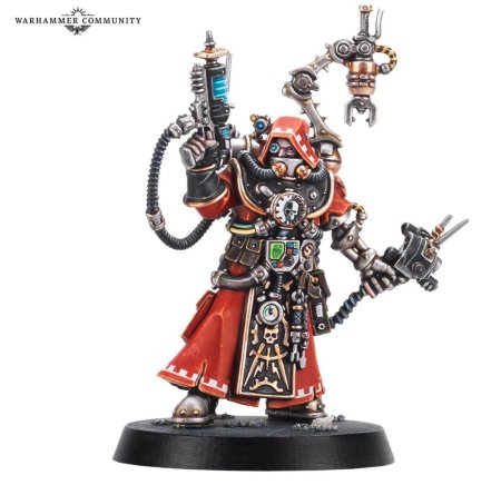 Warhammer 40000 адептус механикус миниатюры