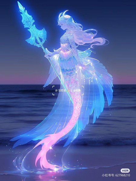 Аниме русалка