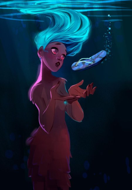 Русалка фан арт