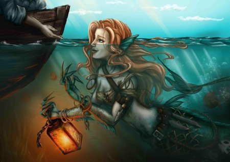 Сирена русалка ариэль
