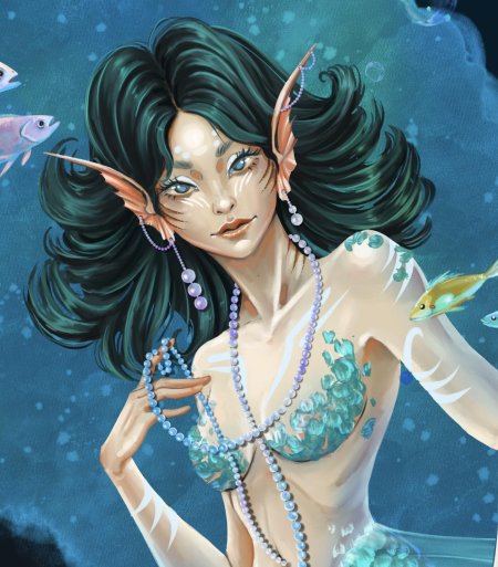 Девушка русалка