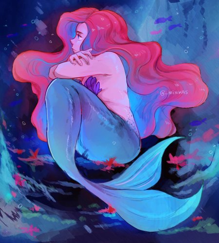 Русалочка ариэль арт