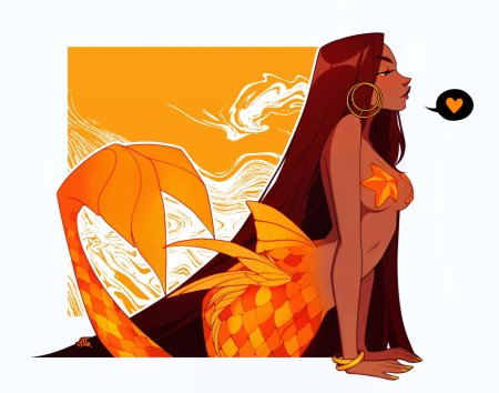 Рисунки русалка