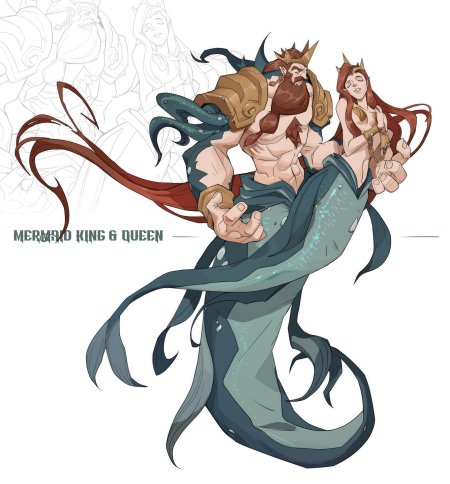 Ар с русалкой арт