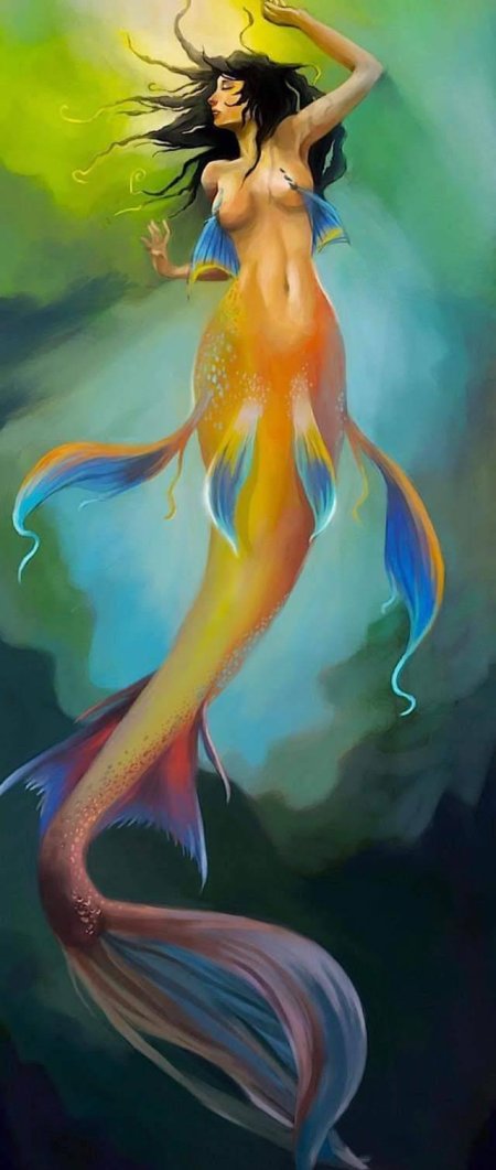 Русалки арты очень красивые