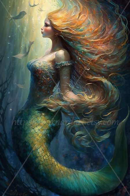 Русалка картина