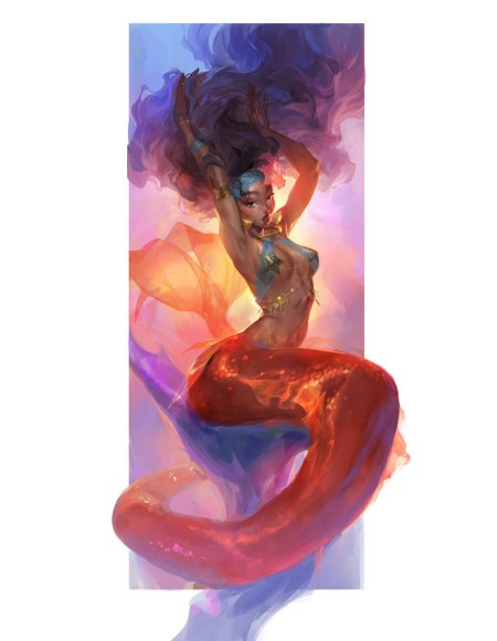 Арт русалка