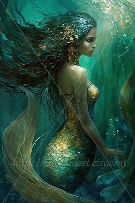Русалка картина