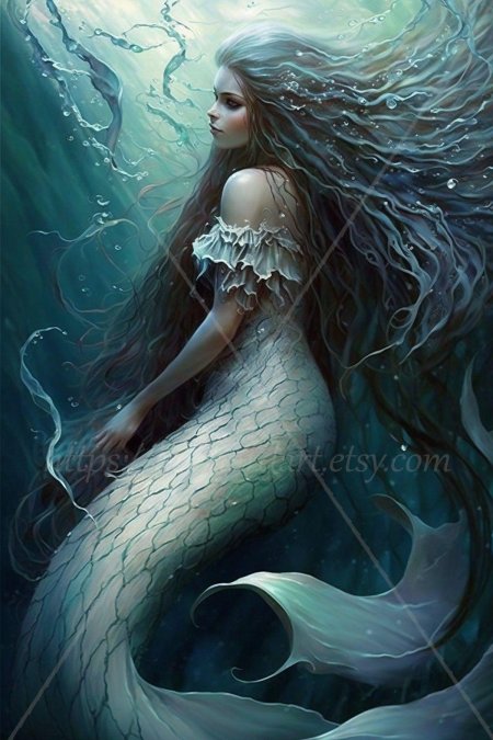Русалка картина