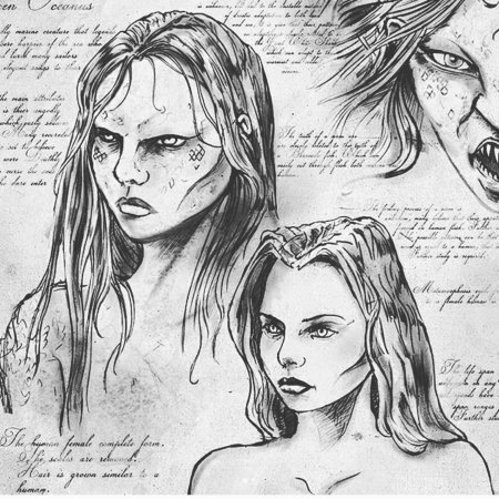 Русалка скетч