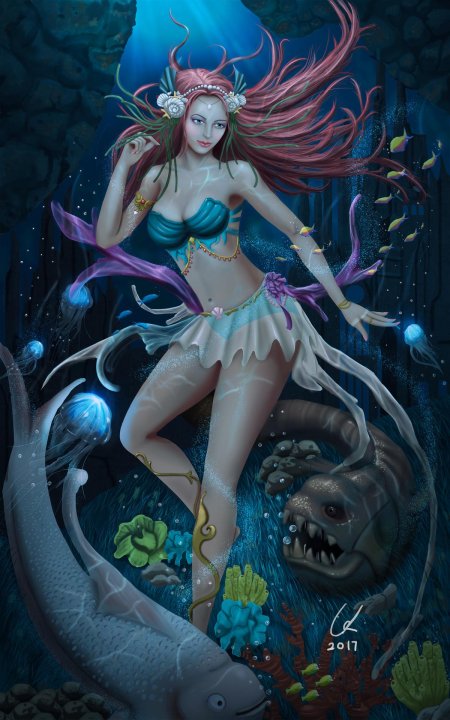 Русалка арт