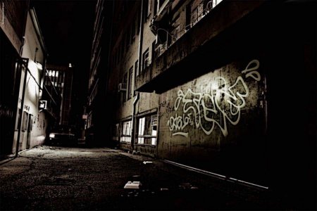 Темная улица гетто