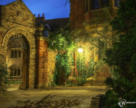 Плющ ворота поместье