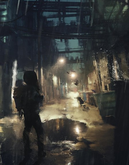 Cyberpunk art апокалипсис