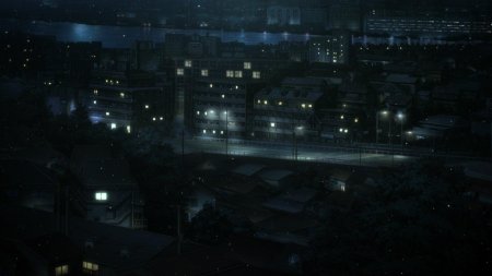 Ночной город аниме