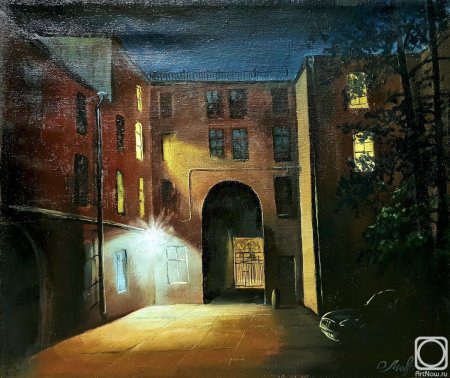 Питерские дворы живопись