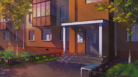 Фон подъезда снаружи гача лайф