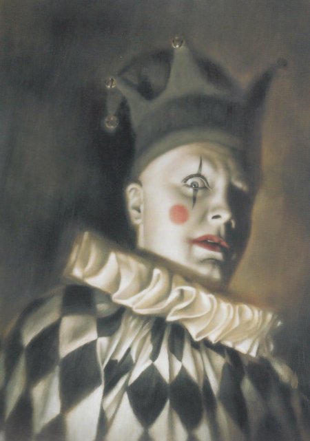 Шут клоун арлекин коломбина