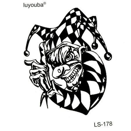 Эскиз тату джокер